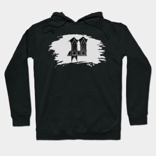 Gothic letter P – Alphabet typography Hoodie